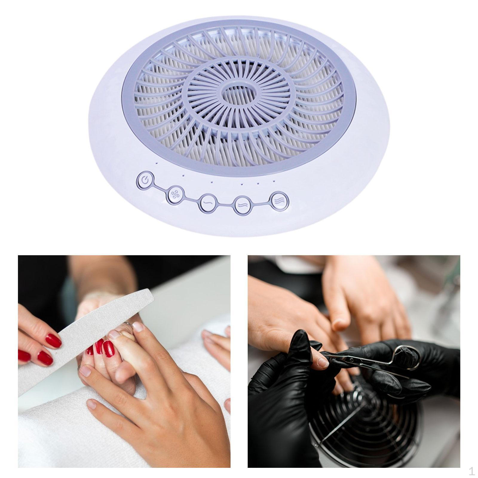 

Nail Dust Collector Nails Art Equipment for Woman Gift Techs EU Adapter