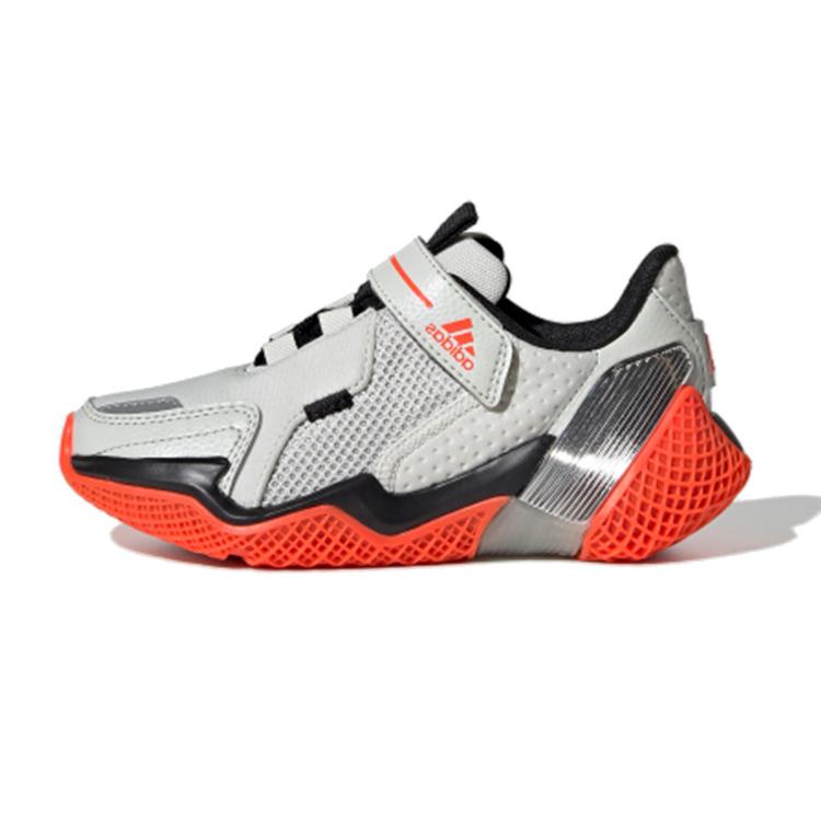 adidas 4Uture Slip Resistant Low Top Kids' Running Shoes Gray Children Aged 3 7 Years Old EG1769