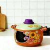 Jing Yan Yellow Lid Clay Casserole Pot
