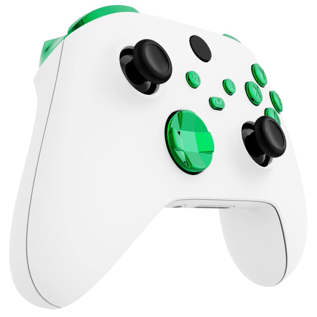 eXtremeRate Replacement Buttons for Xbox Series S Xbox Series X LB RB LT RT Bumper Triggers ABXY Sync Share Key for Xbox Series & Controllers, D-pad