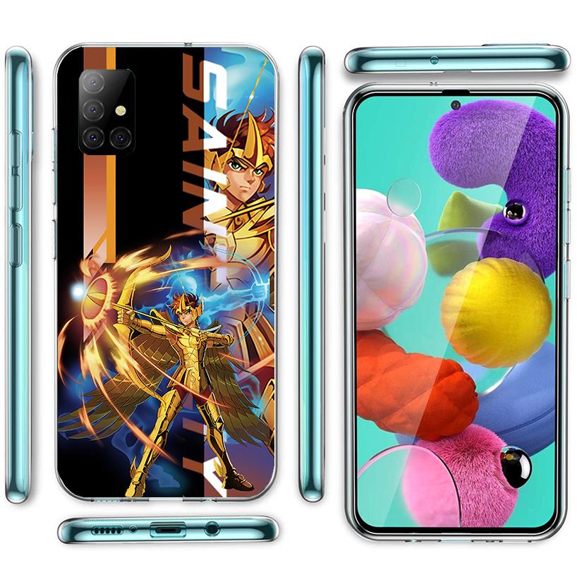 Anime Saint-Seiya Phone Case For Samsung Galaxy A52 A32 A22 A12 A51 A31 A50S A30S A20S A10S Note 20 Ultra 10 Plus S10 A72 A71 Ga