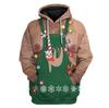 Funny Design Christmas 3D Printed Hoodies For Men Clothes Fashion New In Hoodie & Sweatshirts Santa Claus Cosplay Y2k Tops