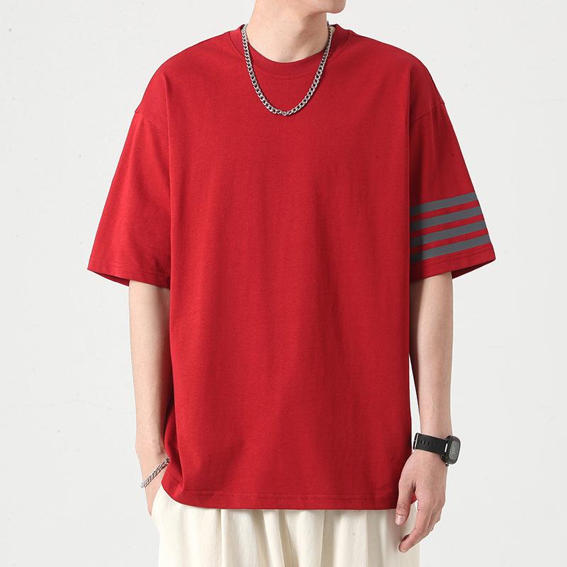 Tricou casual bărbați cu mâneci scurte, cuplu de vară, pereche