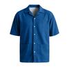 Men's Summer Casual Short-Sleeve Shirt With Collar And Multiple Pockets