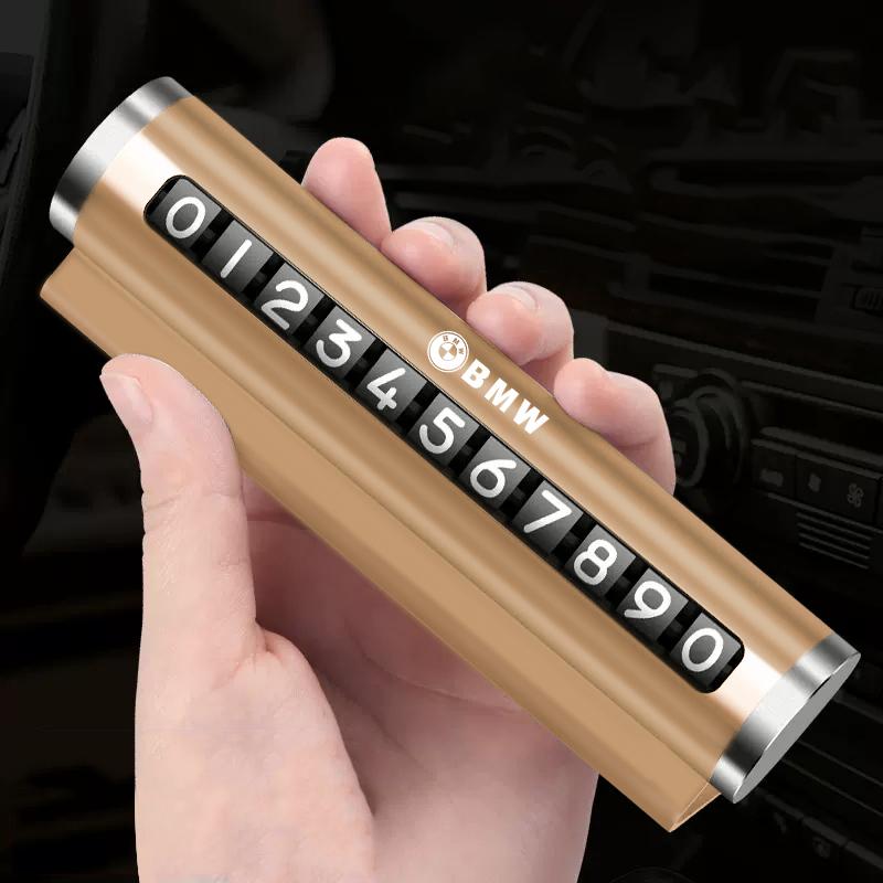 Card Parcare Temporară Auto Metalic Număr de Telefon Placă Parcare Pentru BMW F12 F13 G11 G12 G08 E89 E86 F26 F16 F40 G30 F10 F20 F46 G14 G07