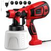 1400ML Electric Spray Gun 850W High Power Paint Sprayer Home Easy Spraying Power Tool Household DIY 4 Size Copper Nozzle
