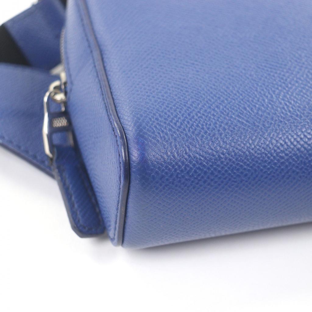 Excellent Dunhill Sling Bag Cadogan Logo Waist Bag/crossbody Bag Blue Used