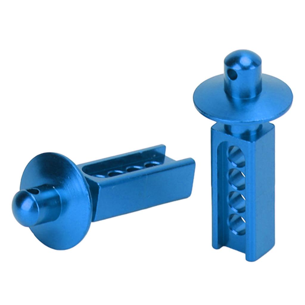 2Pcs Body Post Aluminium RC Upgrade Parts Accessories for Traxxas Mini E Revo Slash 1/16 Blue