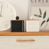 Japanese Style Simple Desktop Dustproof Cotton Swab Storage Box Sundries Small Box  Cotton Pad Box Toothpick Storage Box