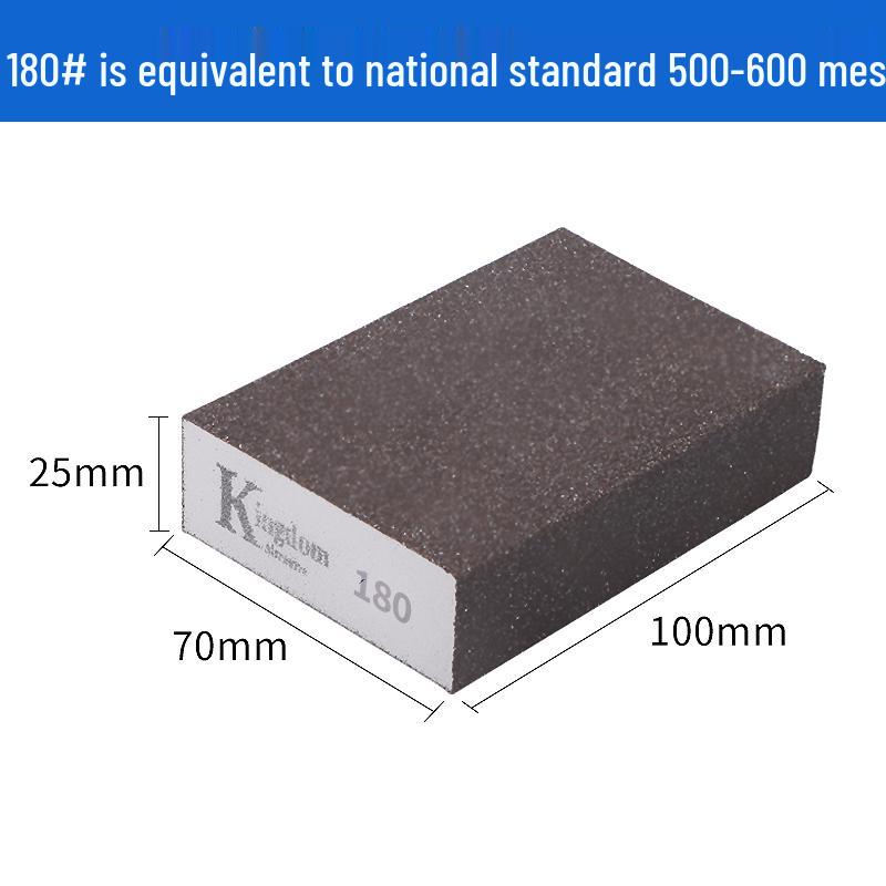 Sponge Sandpaper Block for Wall, Wood, Metal, Rust Removal, Polishing, Grout Cleaning, and Pot Scouring