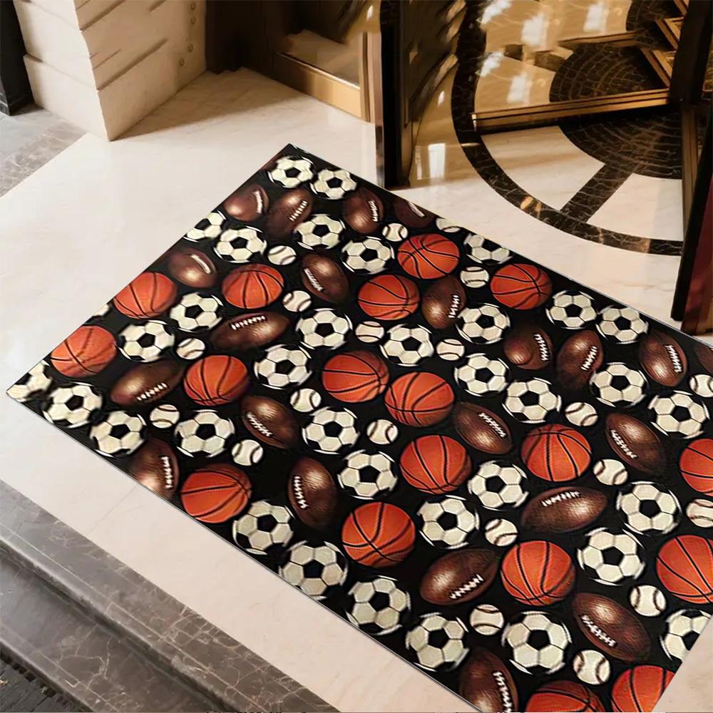 1pc soccer ball rug home carpet design for office decor gift living room bedroom