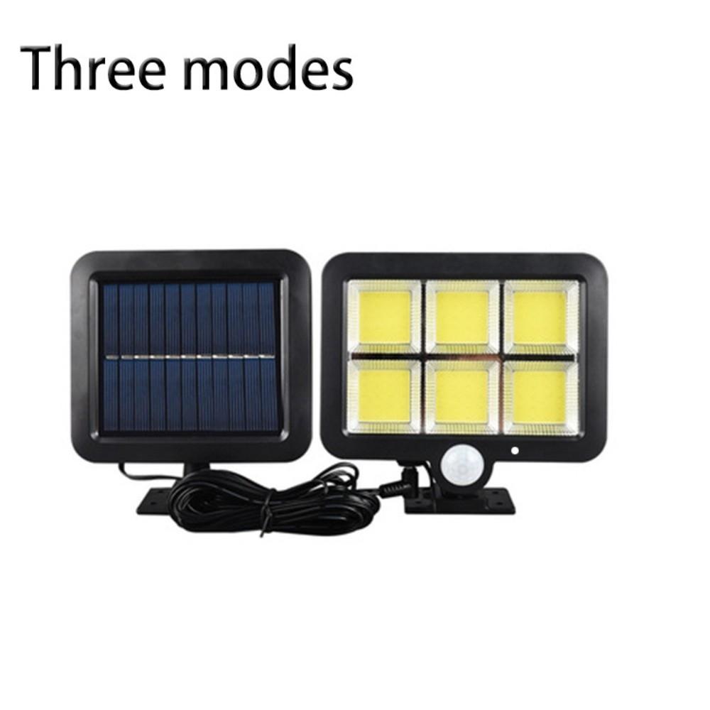 

Waterproof LED Solar Induction Lamp Split Design Outdoor Wall Light Wall Mounted чёрный