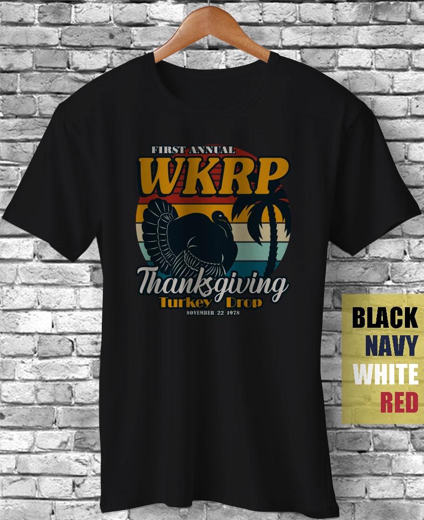 First Annual WKRP Thanksgiving Turkey Drop 1978 Funny Gift Cincinnati T-Shirt XL