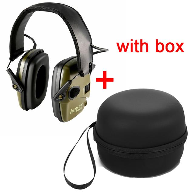 Tactical Electronic Shooting Earmuff Anti-noise Headphone Sound Amplification Hearing Protection Headset Foldable impact sports