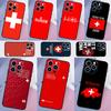 Schweiz Schweizer Flagge Hülle Für Xiaomi Redmi Note 13 12 11 10 14 15 Pro Plus Hülle Für Redmi 15C 14C 10C 12C 13C 15