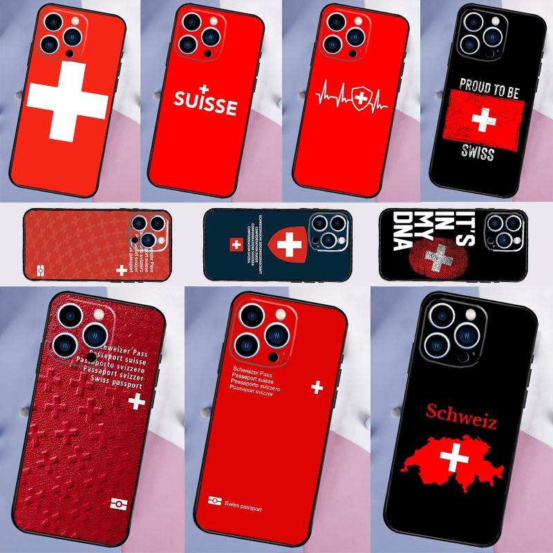 Switzerland Swiss Flag Case For OnePlus 15 12 13 11 10 9 Pro 13R 13T 12R 10T 10R Nord CE 5 2 3 4 Lite N20 N30 Coque