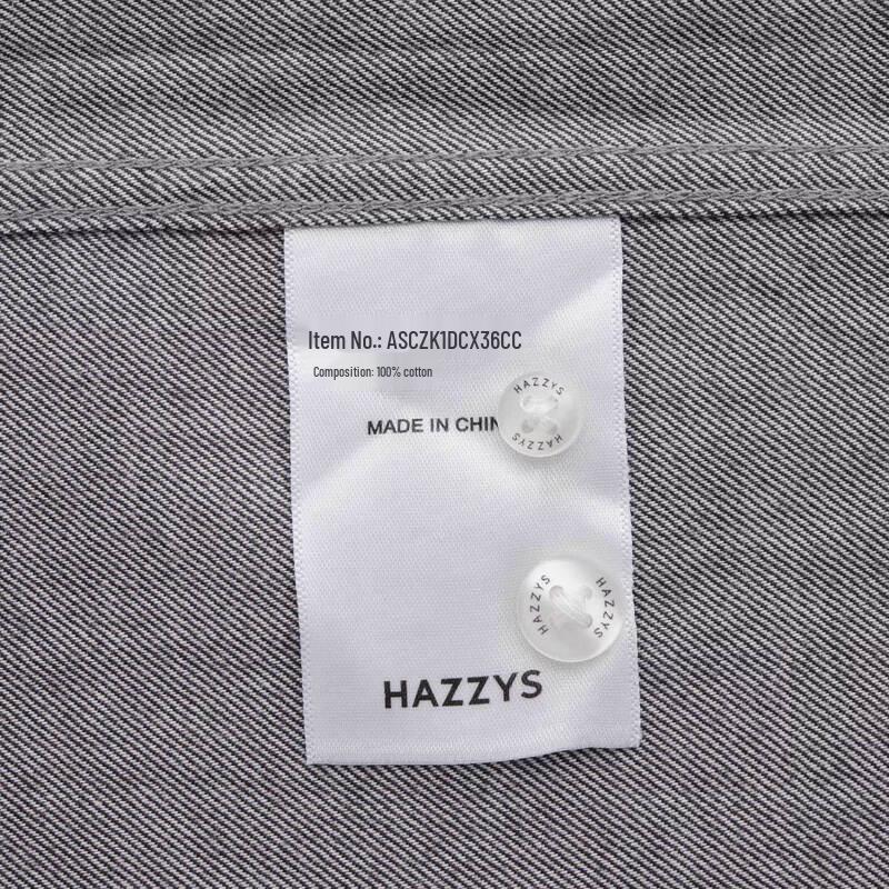 HAZZYS Men's Pure Cotton Long Sleeve Shirt