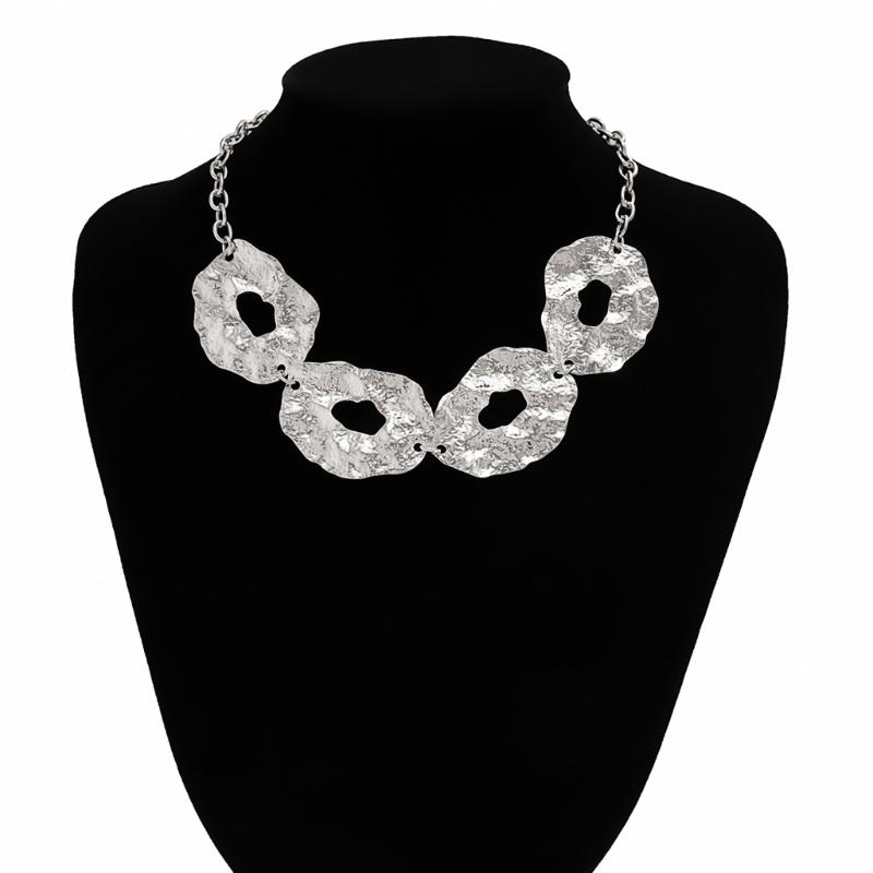 Fashionable Irregular Circle Waist Chain Necklace With Adjustable Metal Chain For Women Grunge And Steampunk Style