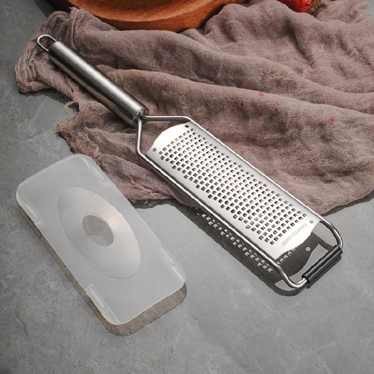 Kitchen Food Grater with Tube Handle Household Lemon Planer Gingers Garlic Shredders Chocolate Planer Tool Enduring