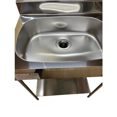 All-stainless Steel Drain and Garbage Disposal, 78mm Slim, for Small Sinks, Small Kitchens, and Commercial Sinks. LuLuPaL 8cm Drainer.