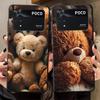 Hülle für Xiaomi Poco F8 C50 C61 F1 C71 X3 X4 X5 X7 Pro M3 M4 M7 M5 C75 F3 Funda Handyhülle Einfacher Bär