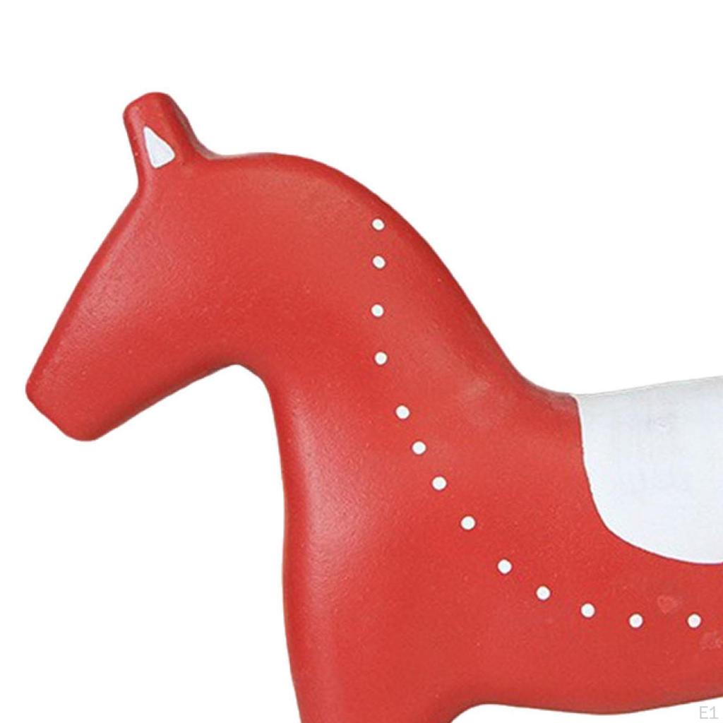 Horse Ornament Room Wooden Figurine Keepsake Art Crafts Portable
