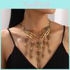 Halloween Punk Skeleton Necklace And Earrings Set With Alloy Pendant For Women And Men