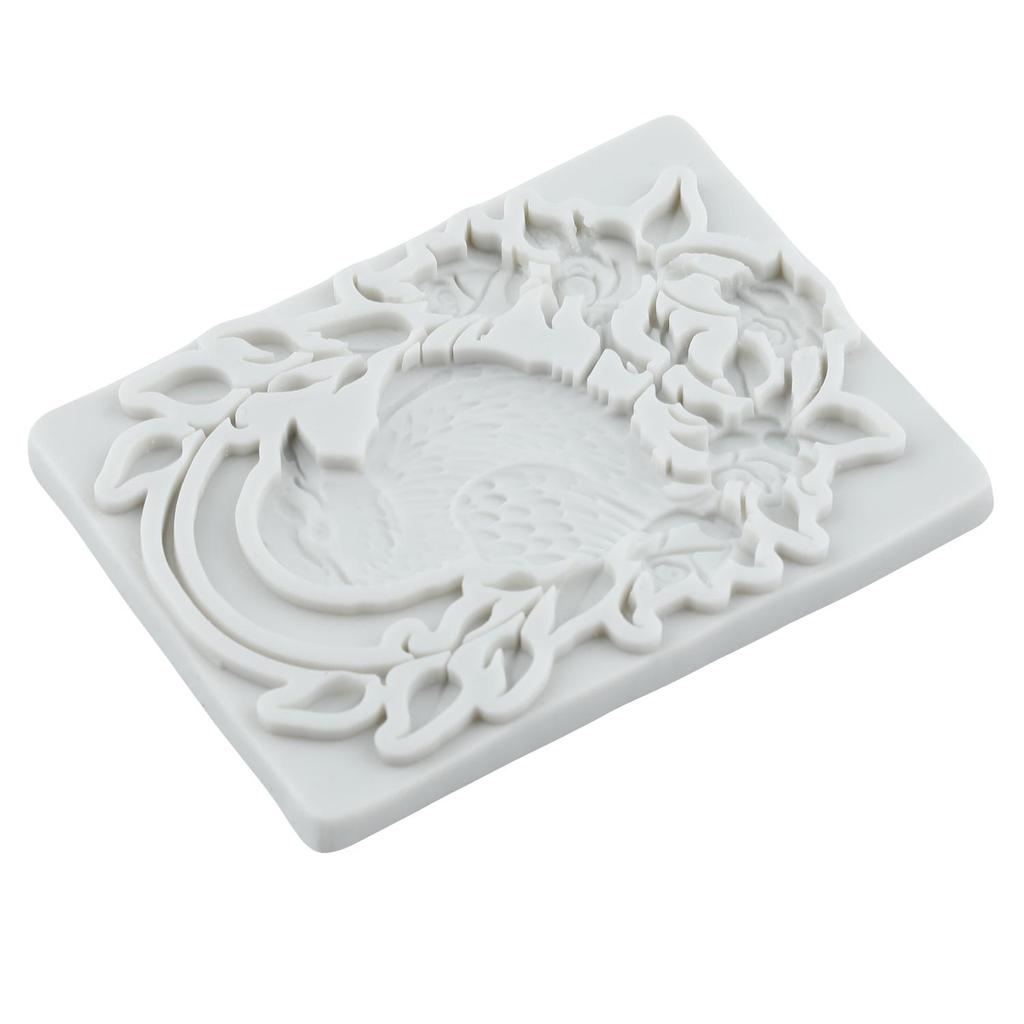 Vogel Silikonformen Vogel Blume Ast Fondantform Kuchen Dekoration Werkzeuge Cupcake Topper Süßigkeiten Schokolade Gumpaste Form