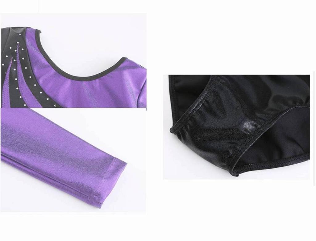 Gymnastics Long for and for Rhythmic and Stretchy Dance Stage Figure Bodysuit [world Resilience] Leotard, Sleeve, Girls, Kids, Juniors, Adults,