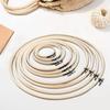 DIY Wooden Embroidery Hoops Frame Kit Bamboo Embroidery Hoop Rings For DIY Sewing Cross Stitch Needle Craft Tool Festival Decor
