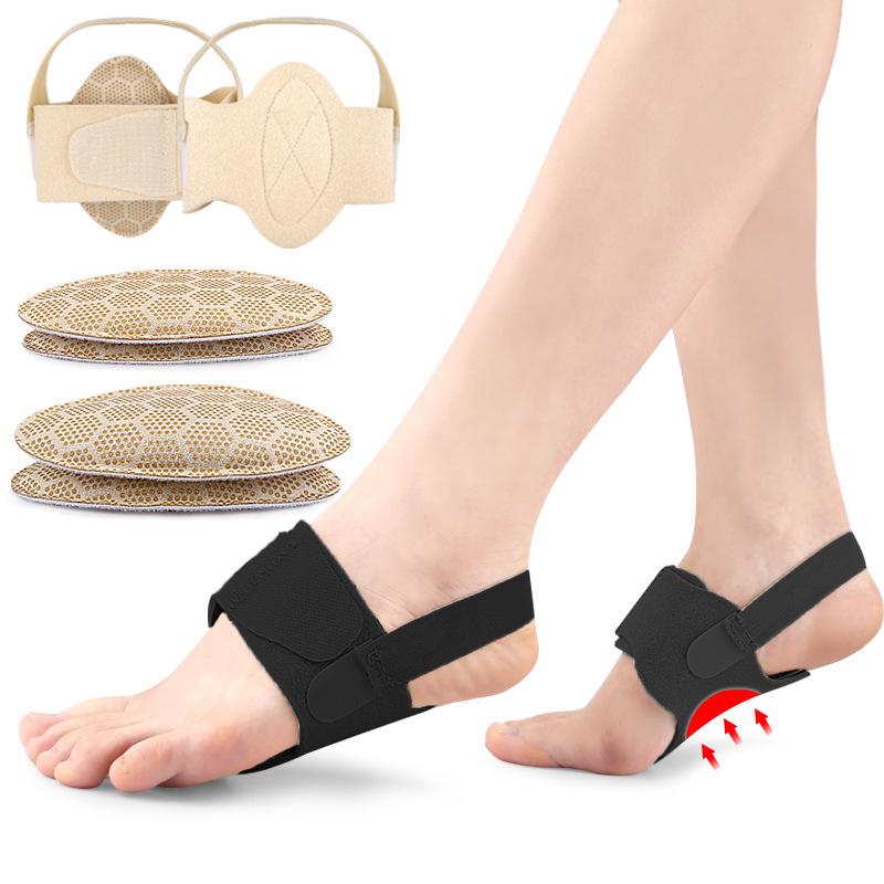 Orthopedic Flat Arch Support Pads - Comfortable, Adjustable Plantar Fasciitis Relief