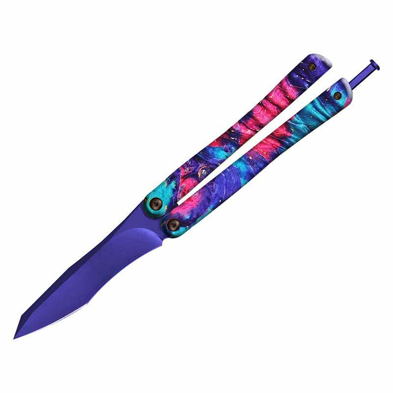 Samolepka na auto 10 stylů Butterfly Knife Osobní nálepka na auto Legrační 3D DIY škrábací obtisk 13 cm X 13 cm