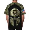 US Militär 3D Gedrucktes T-Shirt Sommer Lässig Schnelltrocknend Kurzärmliges Sporttop Herren T-Shirts