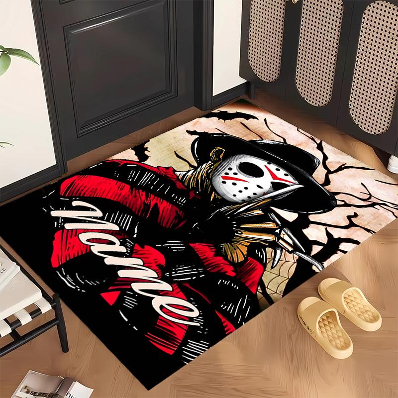 Freddy Krueger (1) Personalized Name Office Carpet Stylish Decor for Living Room Bedroom Kitchen