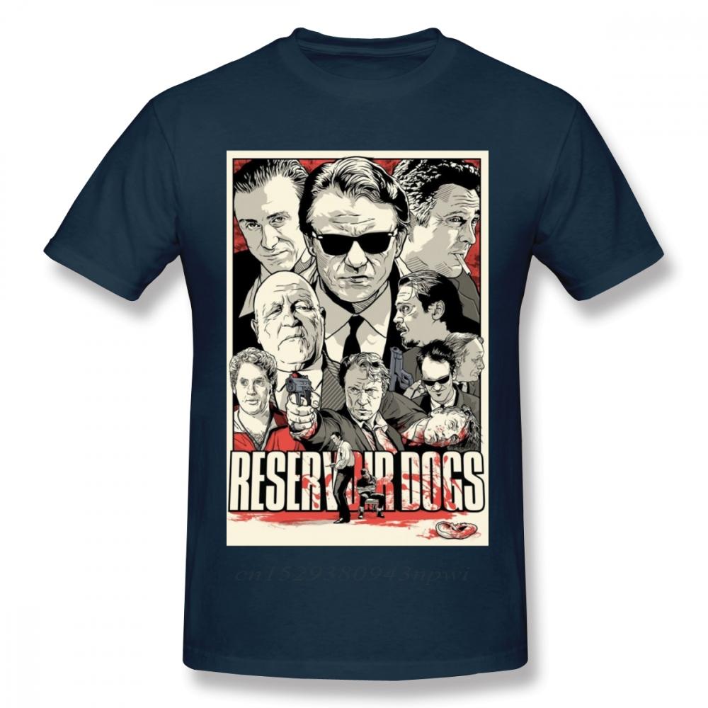 Fashion Street Guys Tops  Tees Swag 100 Cotton Camiseta Shirt Movie Reservoir Dogs T Shirt Unisex Round Neck XS3XL T Shirt