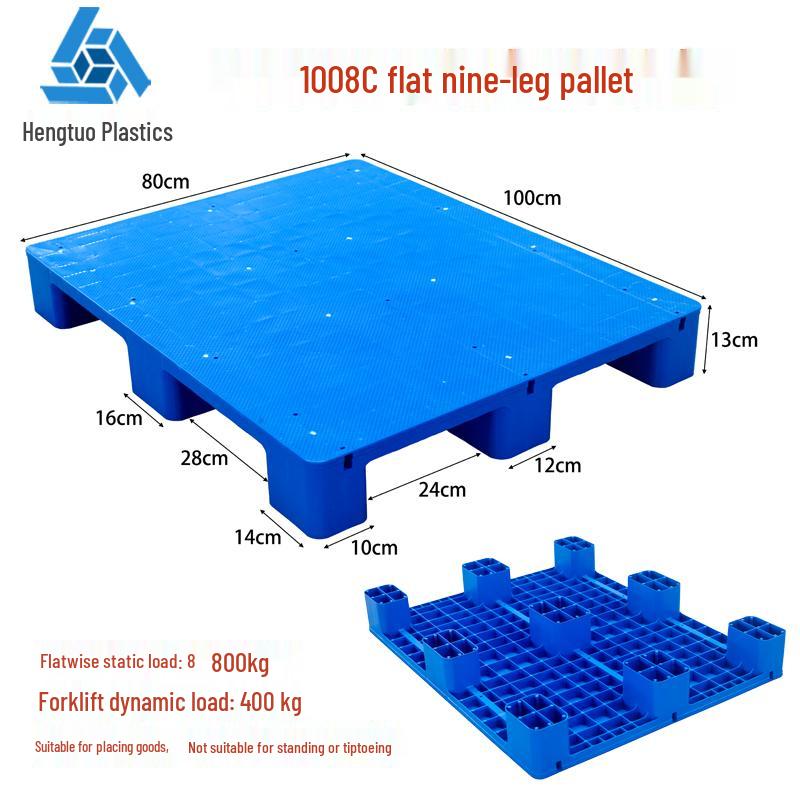 Moisture-Proof Interlocking Plastic Pallet Tray for Warehouse Storage