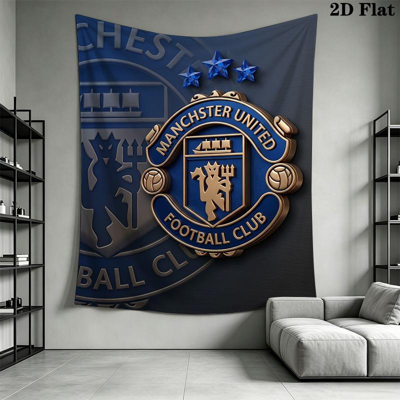 Manchester Crest Artwork Threepiece Set 1 Duvet Cover 2 Pillowcase Without Core Christmas Birthday Gift Duvet Cover And Pillowcase