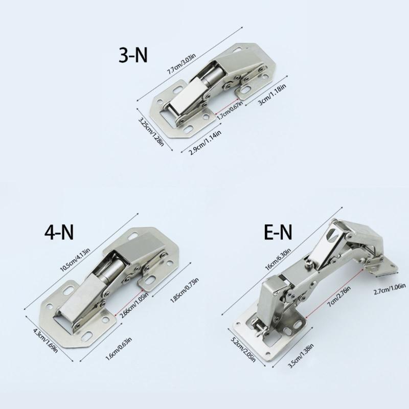 Tool Without Rapid Assembly Ball Bearing Fasteners Smooth Soft Close Screw Fix Cabinet Fastener Set for Closet Wardrobe
