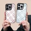 Applicable to iphone16Pro mobile phone case Korean ins style pattern Apple 15/14 glass case Apple 13Pro