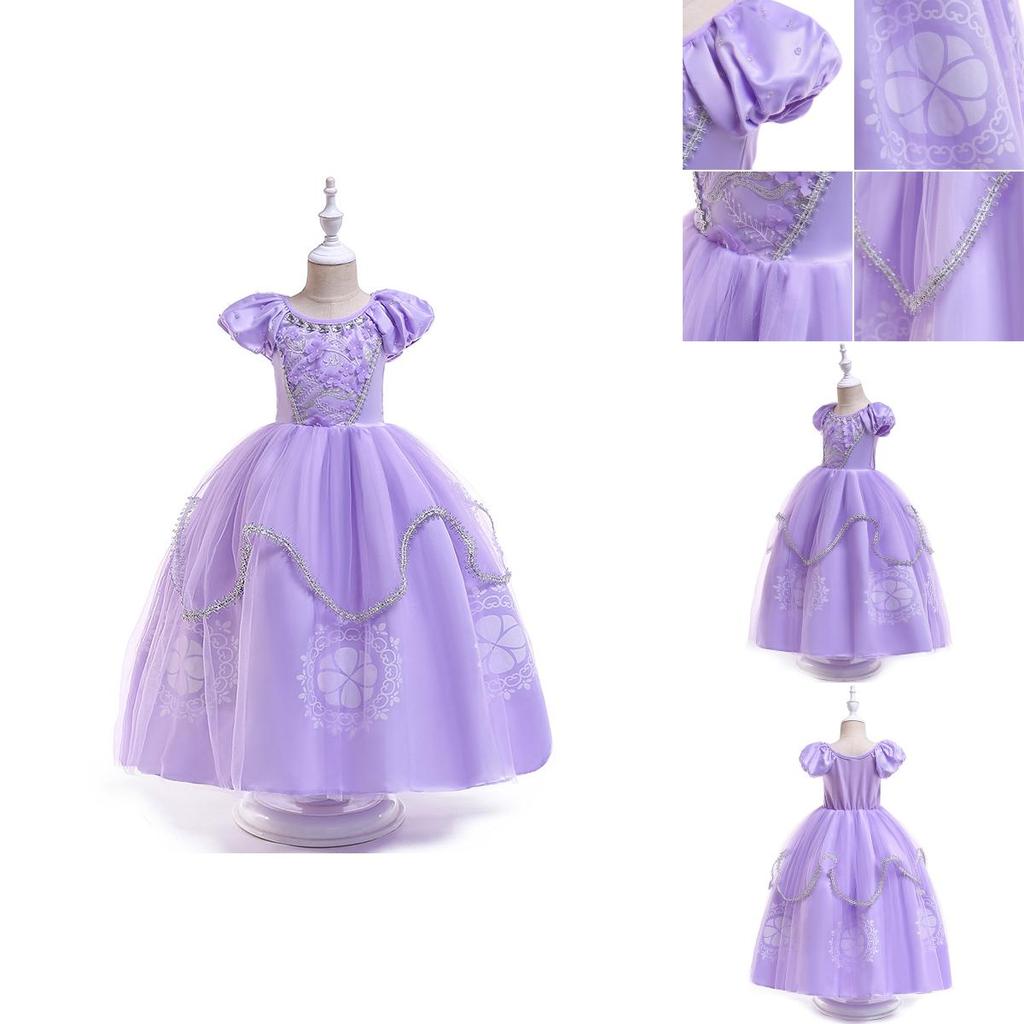 Adorabile Vestito Costumi da Principessa Sofia Per Bambine Perfetto Per Ogni Celebrazione