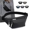 Oxford Cloth Waterproof Running Belt Fanny Pack With Multi-compartment Design And Adjustable Strap