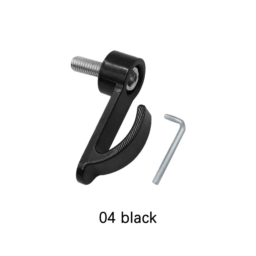 

Боковая полка для модификации мотоцикла Крючок из алюминиевого сплава Крючки для переноски сумки Шлем Подвесной держатель Аксессуары для электроскутера чёрный