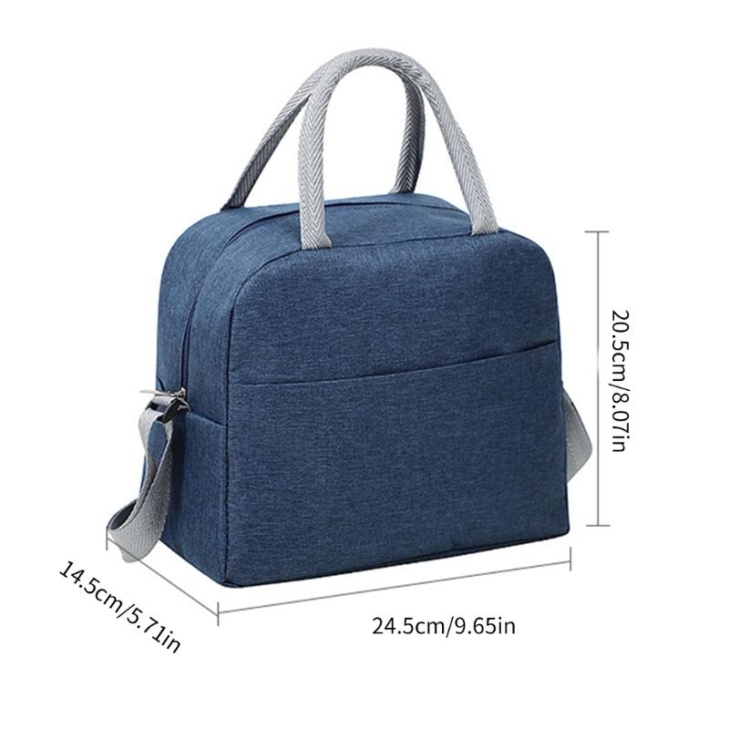 Lunch Bag Tote Bag Leakproof Bento Bag for Women Men Adult Teen Reusable Insulated Lunch Bag for Outdoor Picnic Handbag