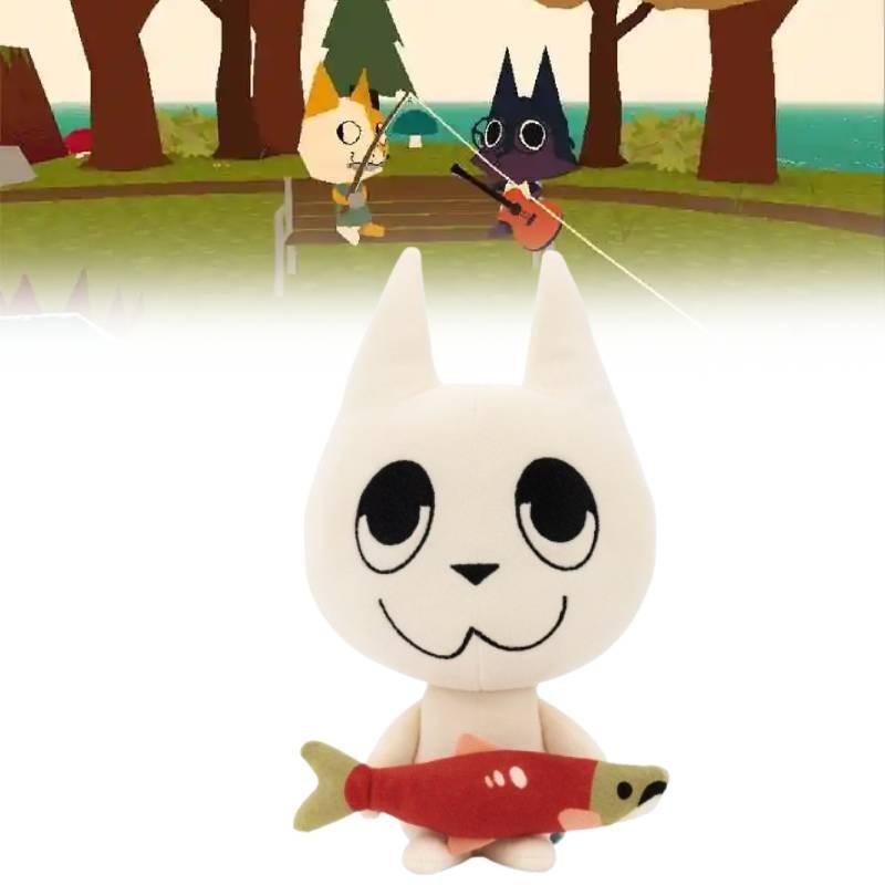 Kitty Webfishing Cute Plush Charming Cat With Fish In Mouth Design Animation