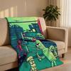 Animation F-FuturamaS Throw Short Plush Throw Blanket Soft Skin-Friendly Multi-Scene Home Office