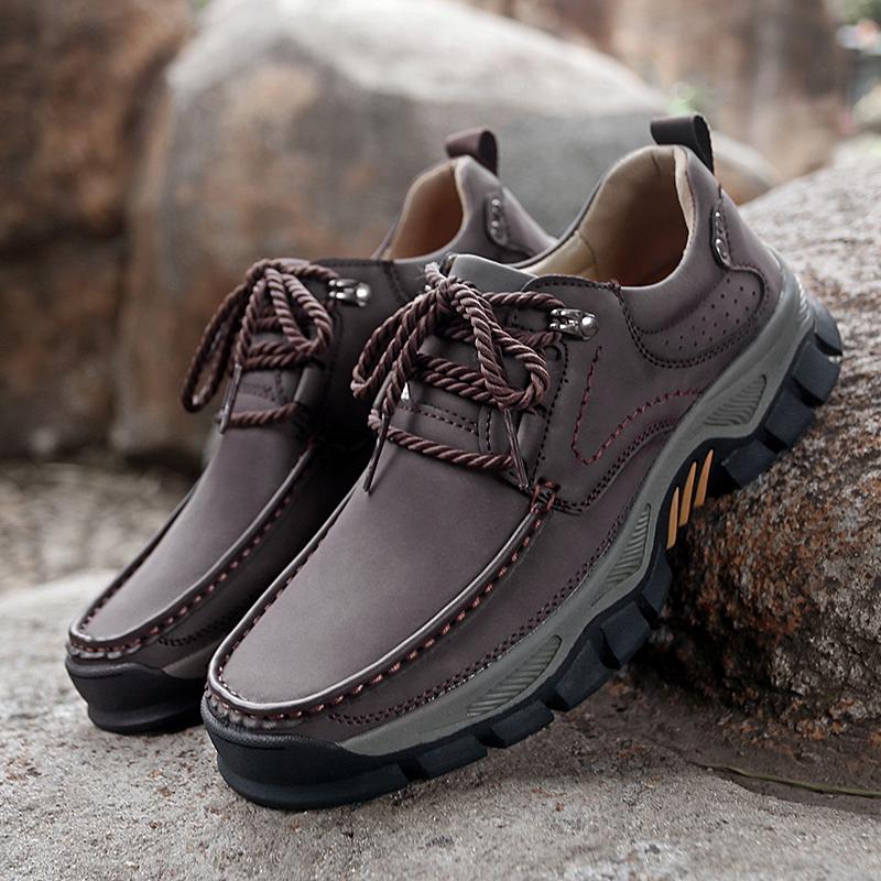 Handmade Casual Leather Shoes Men Comfort Driving Shoes Soft Leather Loafers Men Shoes Moccasins Tooling Shoes