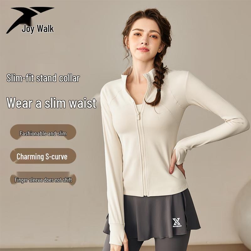 

Женский фитнес-топ Yuebu с воротником-стойкой, быстросохнущий S