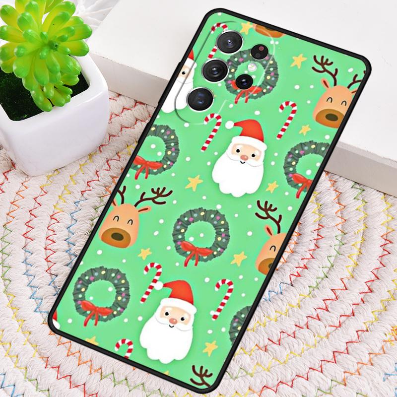 Cute Gingerbread Man Christmas Phone Case for Samsung Galaxy Note 10 Pro S26 Ultra S23 S24 FE S25 S21 S22 PLUS Shockproof Cove