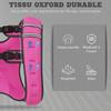 Weighted Vest, 8 kg, Storage Pocket, Oxford Fabric, Metallic Sand, Pink
