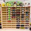 Diecast Car Model Display Rack for Tomica & Hot Wheels - Wall-Mounted Storage Cabinet for Toy Cars